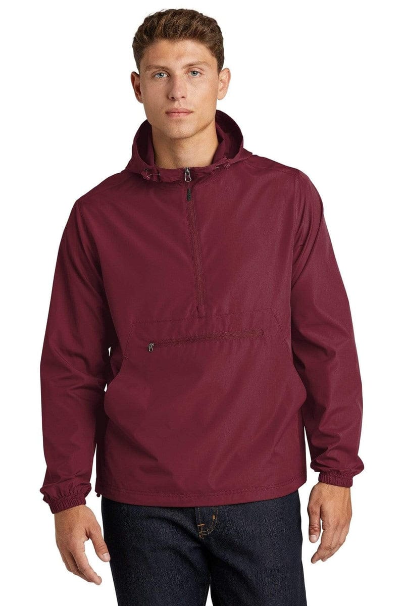 Sport-Tek JST66 Packable Anorak in 