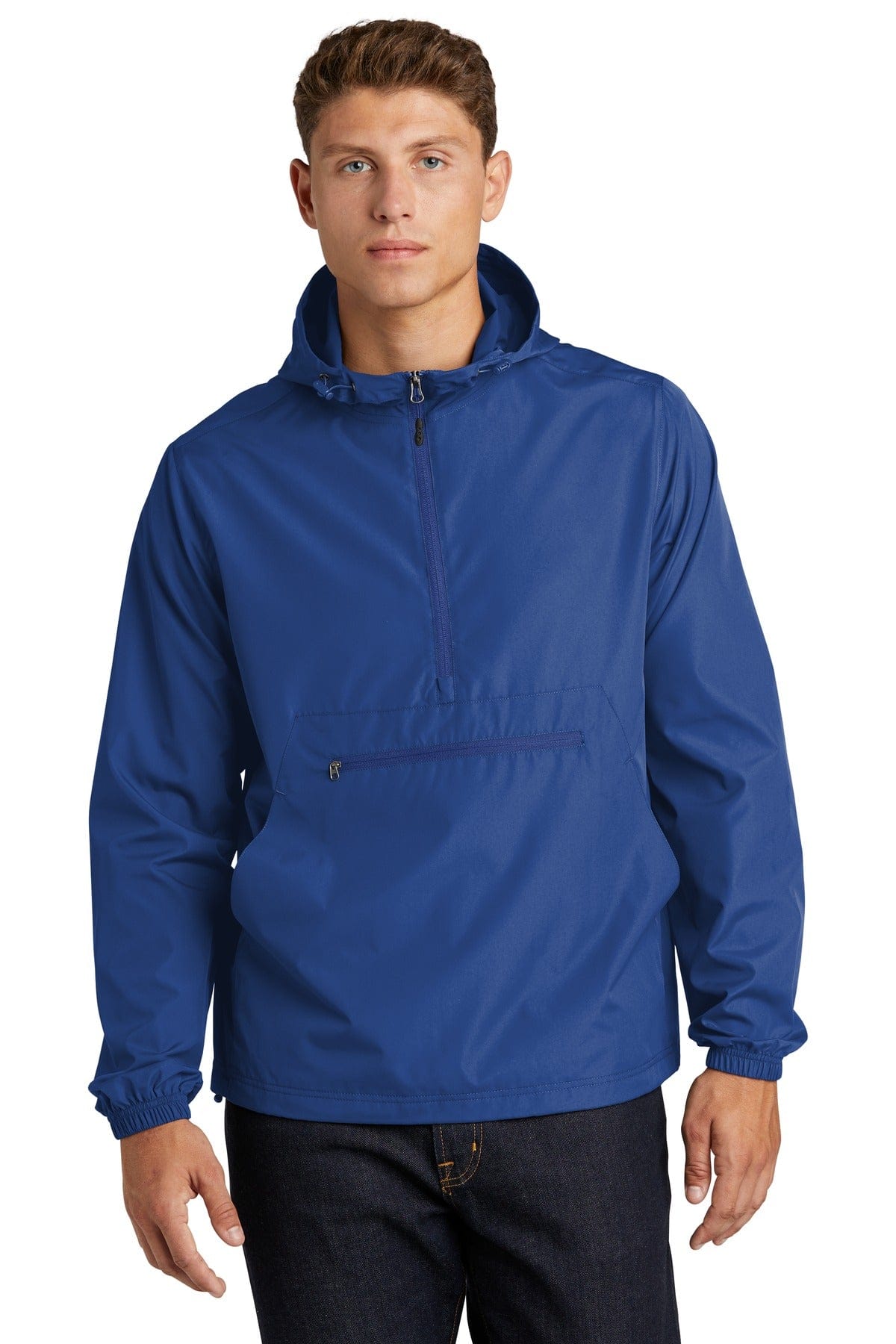Sport-Tek Outerwear XS / True Royal Sport-Tek JST66 Packable Anorak