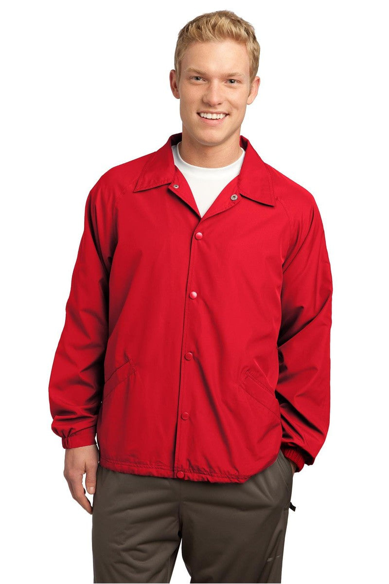 Sport-Tek JST71 Men's Sideline Jacket in True Red