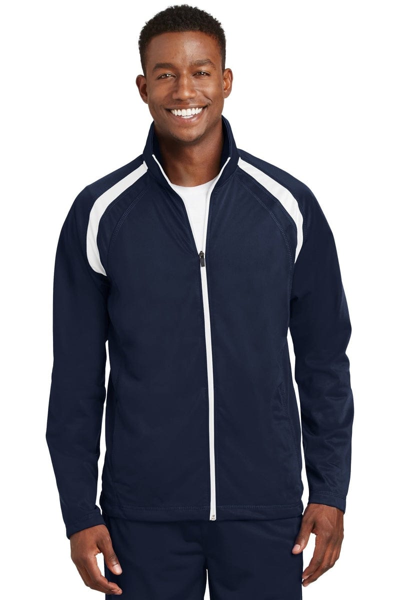 Sport-Tek JST90 Tricot Track Jacket in 