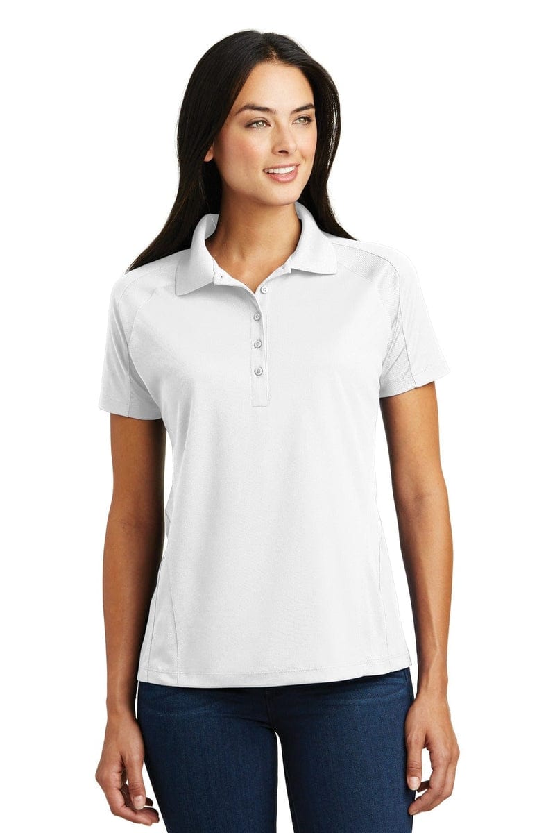 Sport-Tek L474 Ladies Dri-Mesh Pro Polo in 