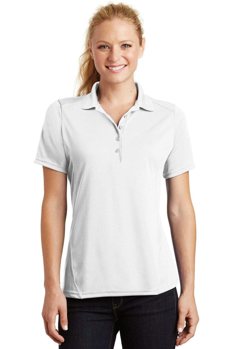 Sport-Tek L475 Ladies Dry Zone Raglan Accent Polo in 