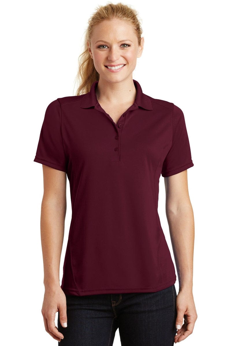 Sport-Tek L475 Ladies Dry Zone Raglan Accent Polo in 