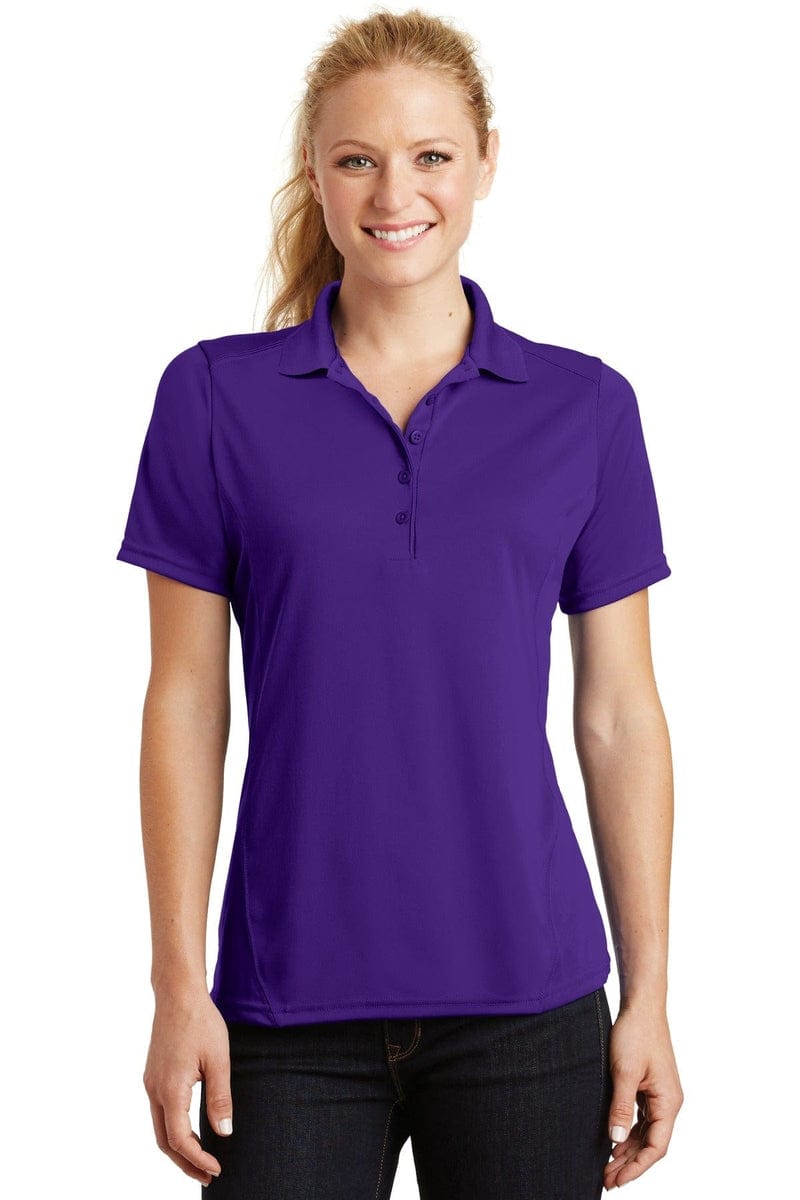 Sport-Tek L475 Ladies Dry Zone Raglan Accent Polo in 