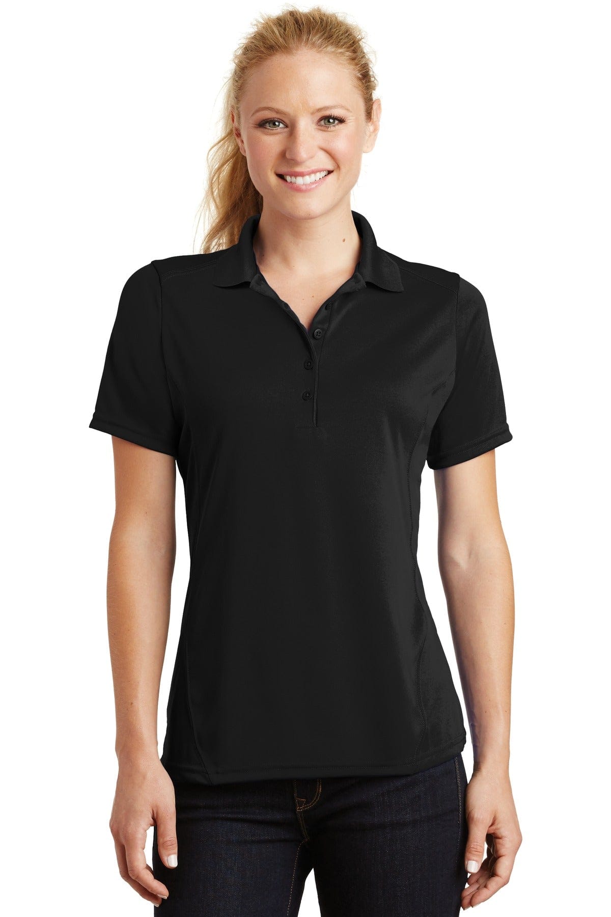 Sport-Tek Polos/Knits Sport-Tek L475 Ladies Dry Zone Raglan Accent Polo