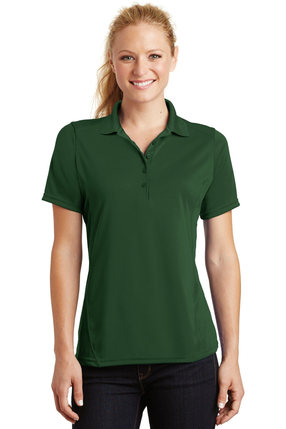 Sport-Tek Polos/Knits Sport-Tek L475 Ladies Dry Zone Raglan Accent Polo