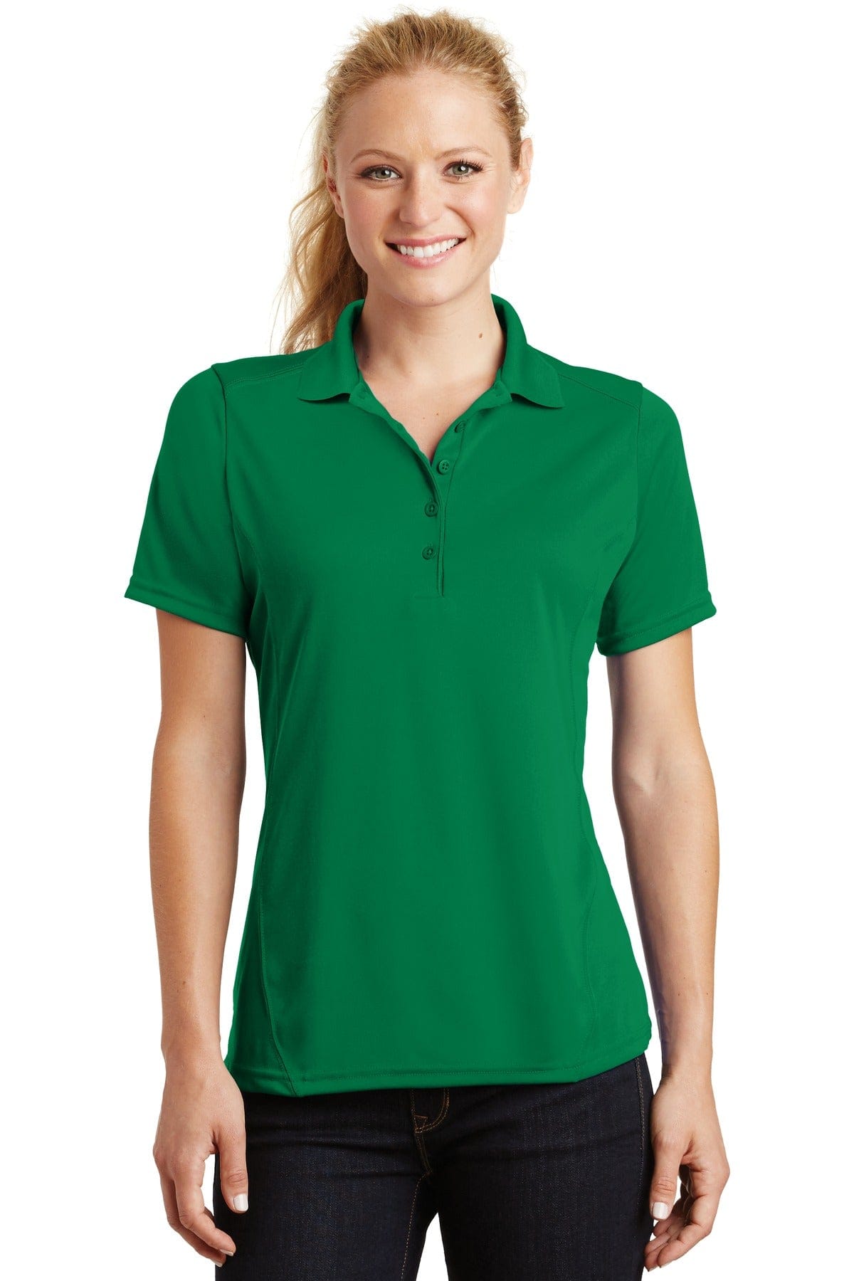 Sport-Tek Polos/Knits Sport-Tek L475 Ladies Dry Zone Raglan Accent Polo