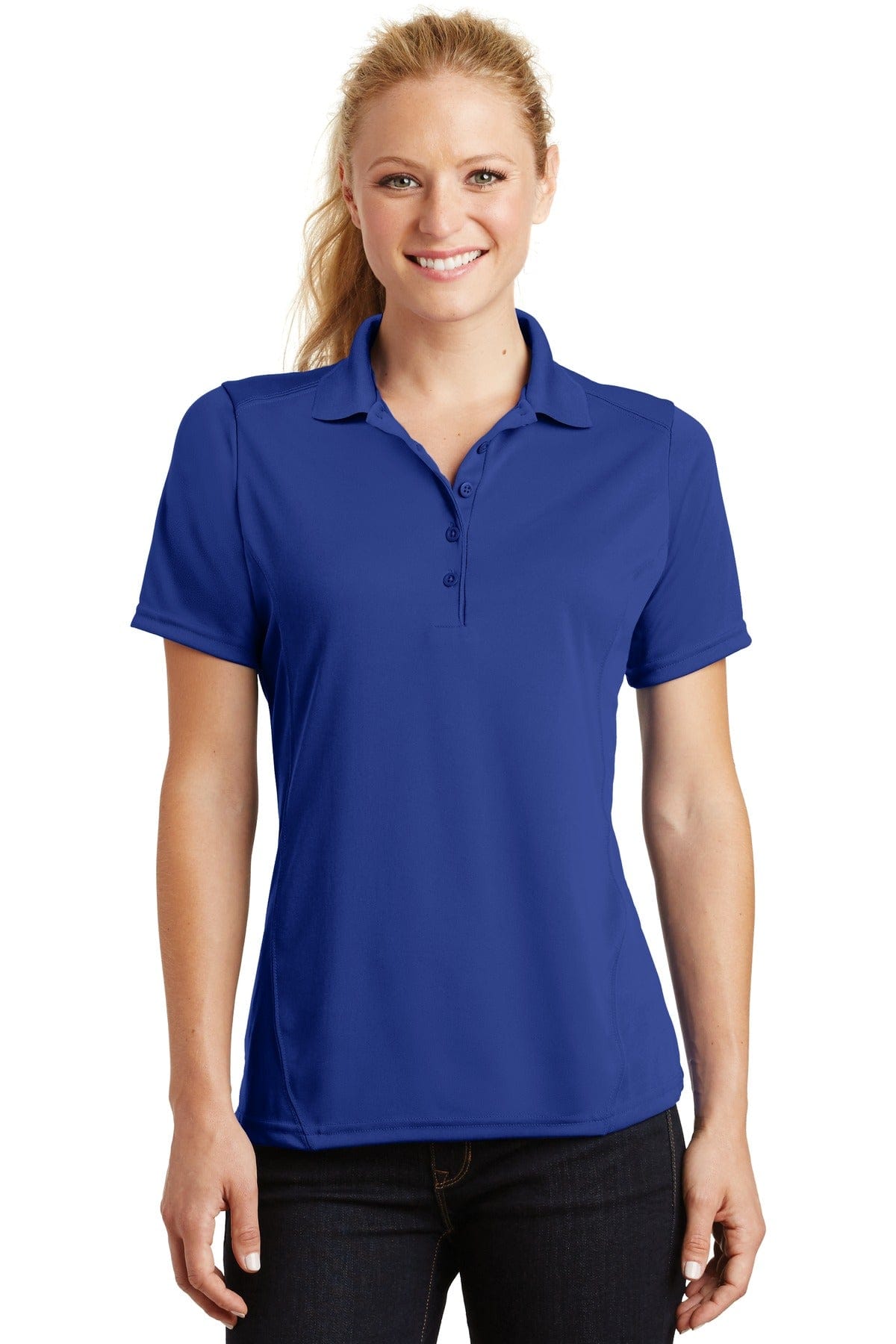Sport-Tek Polos/Knits XS / True Royal Sport-Tek L475 Ladies Dry Zone Raglan Accent Polo
