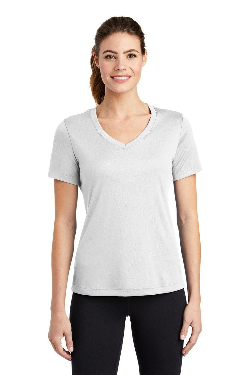 Sport-Tek LST353 Ladies PosiCharge Competitor V-Neck Tee in 