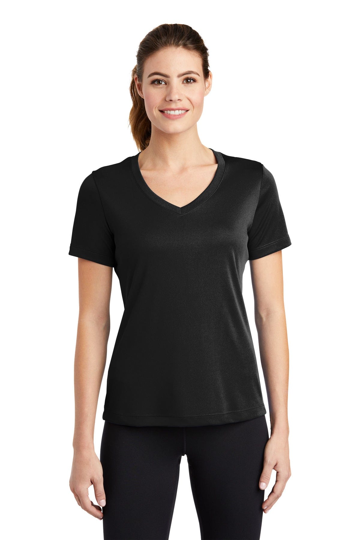 Sport-Tek T-Shirts Sport-Tek LST353 Ladies PosiCharge Competitor V-Neck Tee
