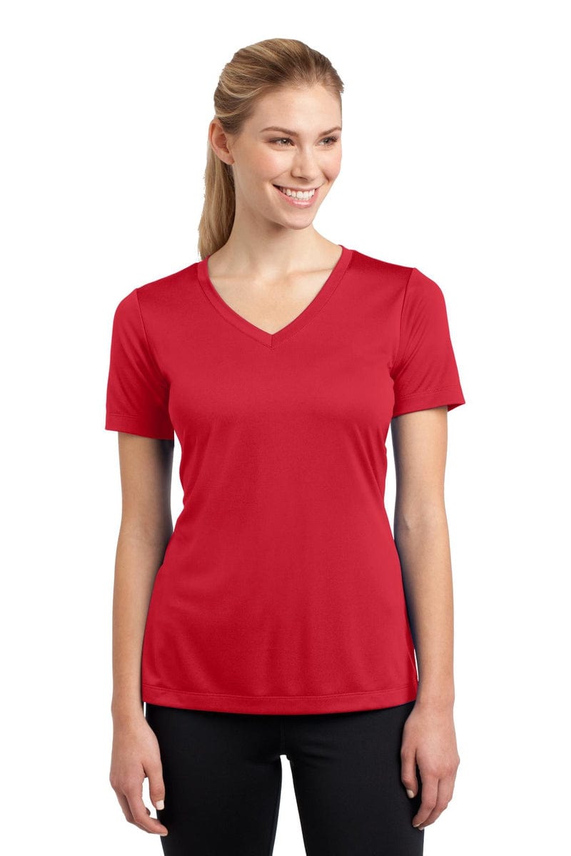 Sport-Tek LST353 Ladies PosiCharge Competitor V-Neck Tee in 