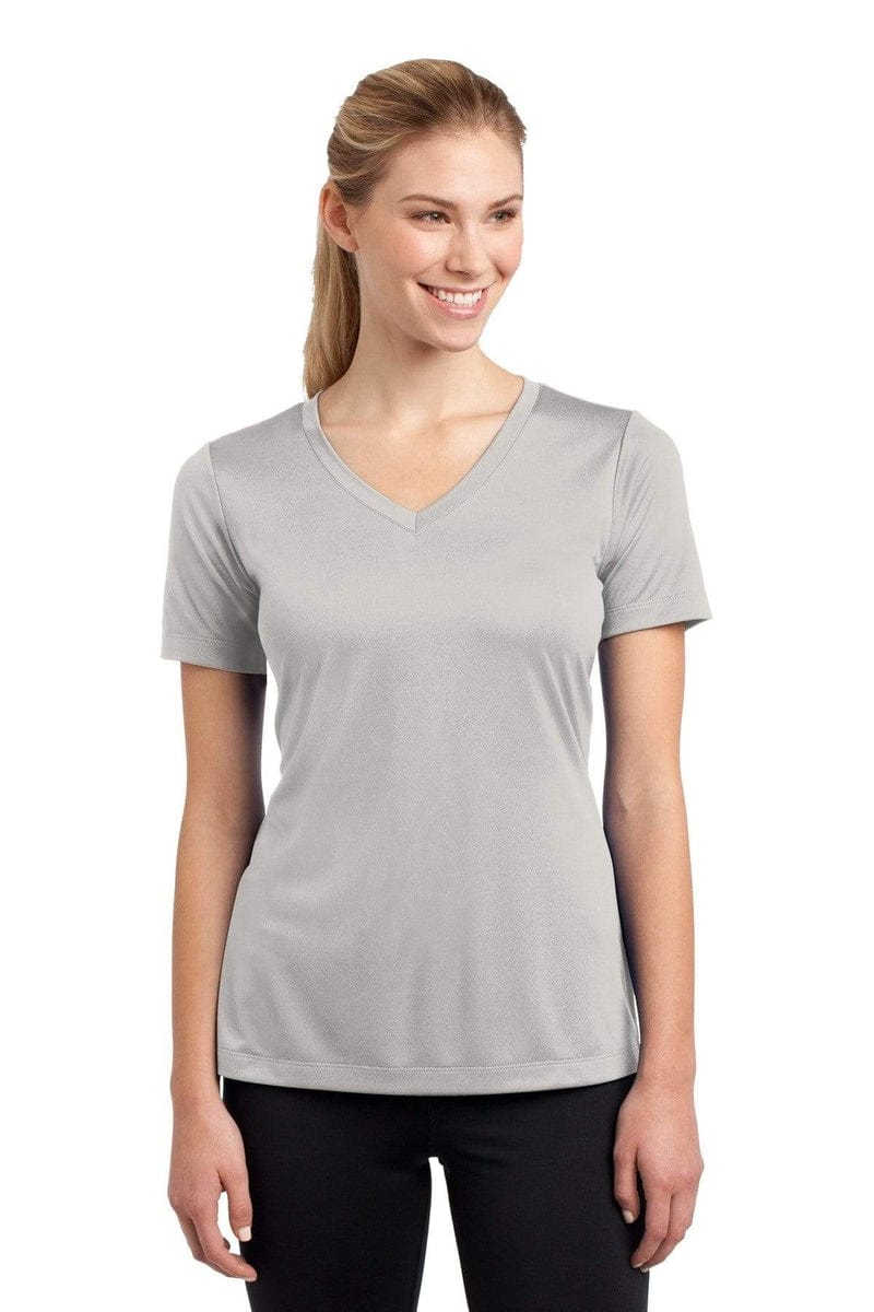 Sport-Tek LST353 Ladies PosiCharge Competitor V-Neck Tee in 