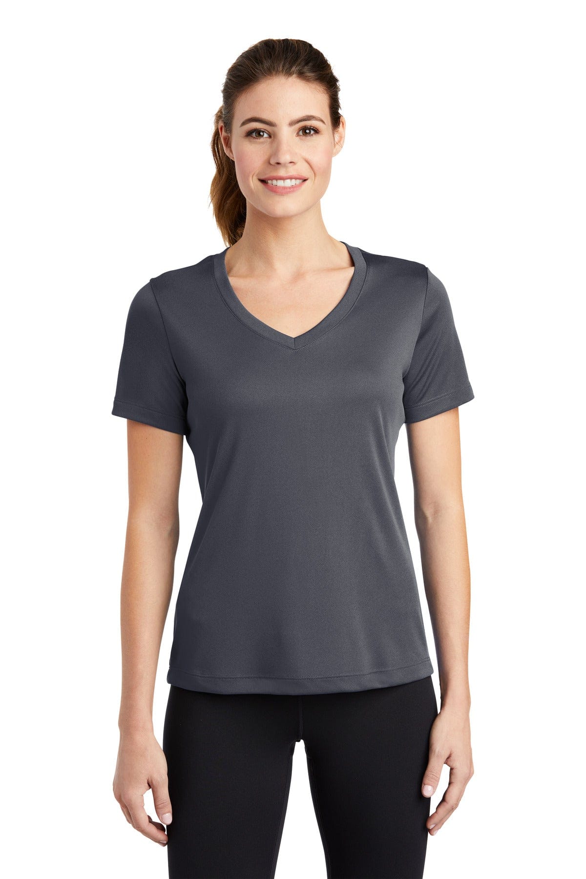 Sport-Tek T-Shirts Sport-Tek LST353 Ladies PosiCharge Competitor V-Neck Tee