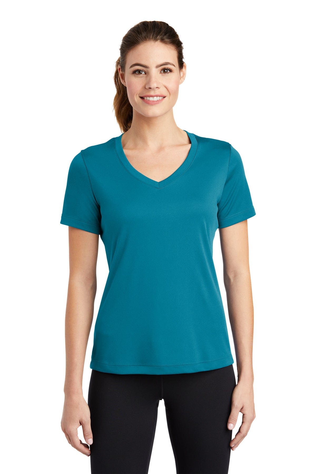 Sport-Tek T-Shirts Sport-Tek LST353 Ladies PosiCharge Competitor V-Neck Tee