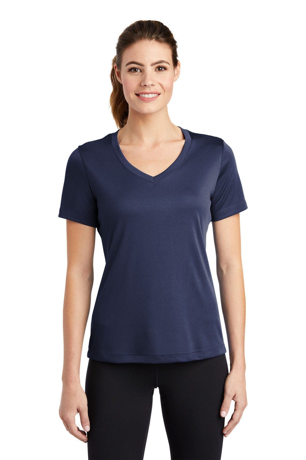 Sport-Tek T-Shirts Sport-Tek LST353 Ladies PosiCharge Competitor V-Neck Tee