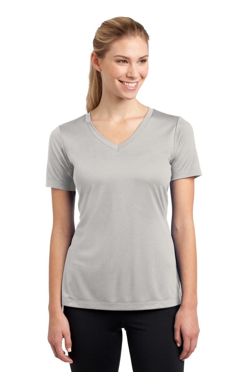 Sport-Tek LST353 Ladies PosiCharge Competitor V-Neck Tee in 