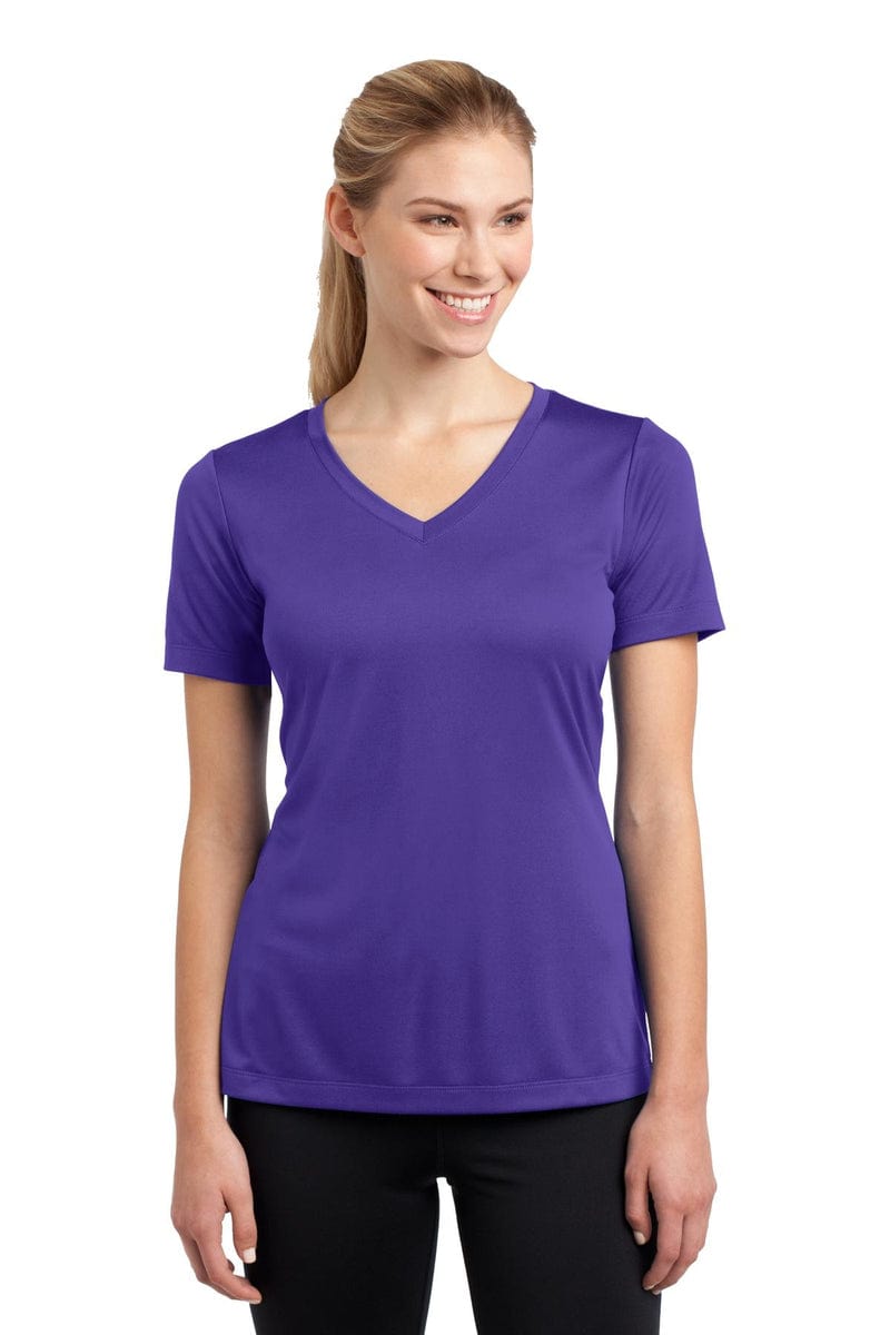 Sport-Tek LST353 Ladies PosiCharge Competitor V-Neck Tee in 