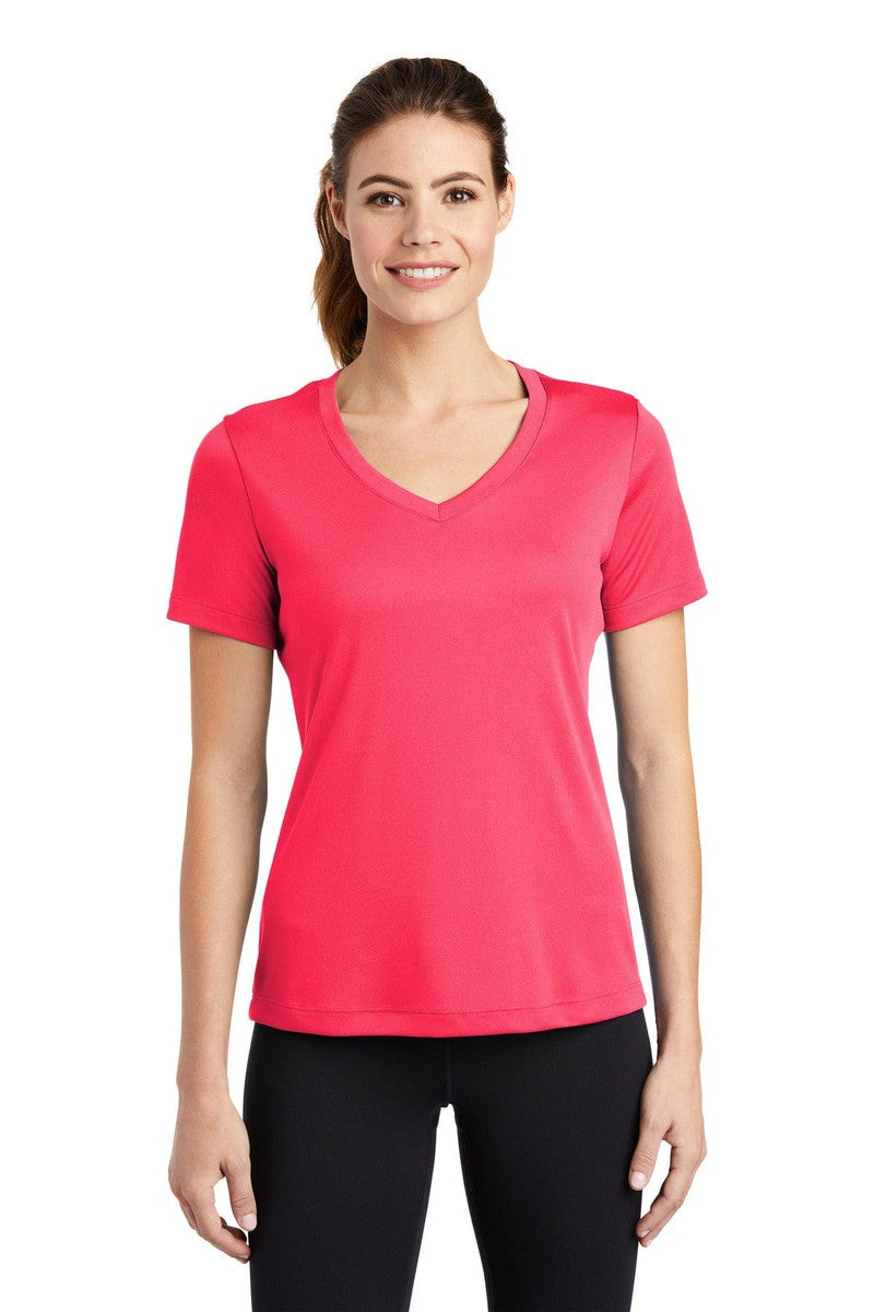 Sport-Tek LST353 Ladies PosiCharge Competitor V-Neck Tee in 