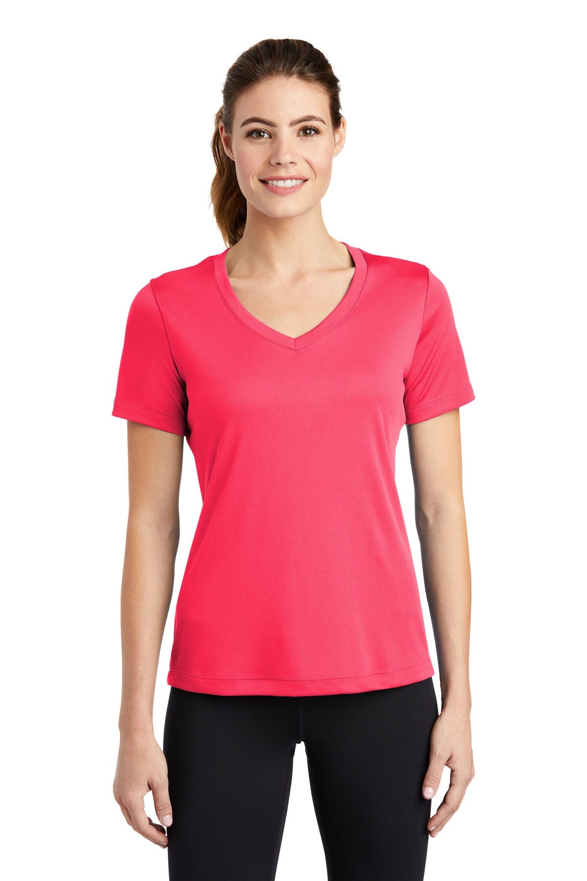 Sport-Tek LST353 Ladies PosiCharge Competitor V-Neck Tee in 