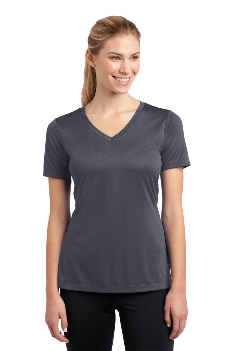 Sport-Tek LST353 Ladies PosiCharge Competitor V-Neck Tee in 