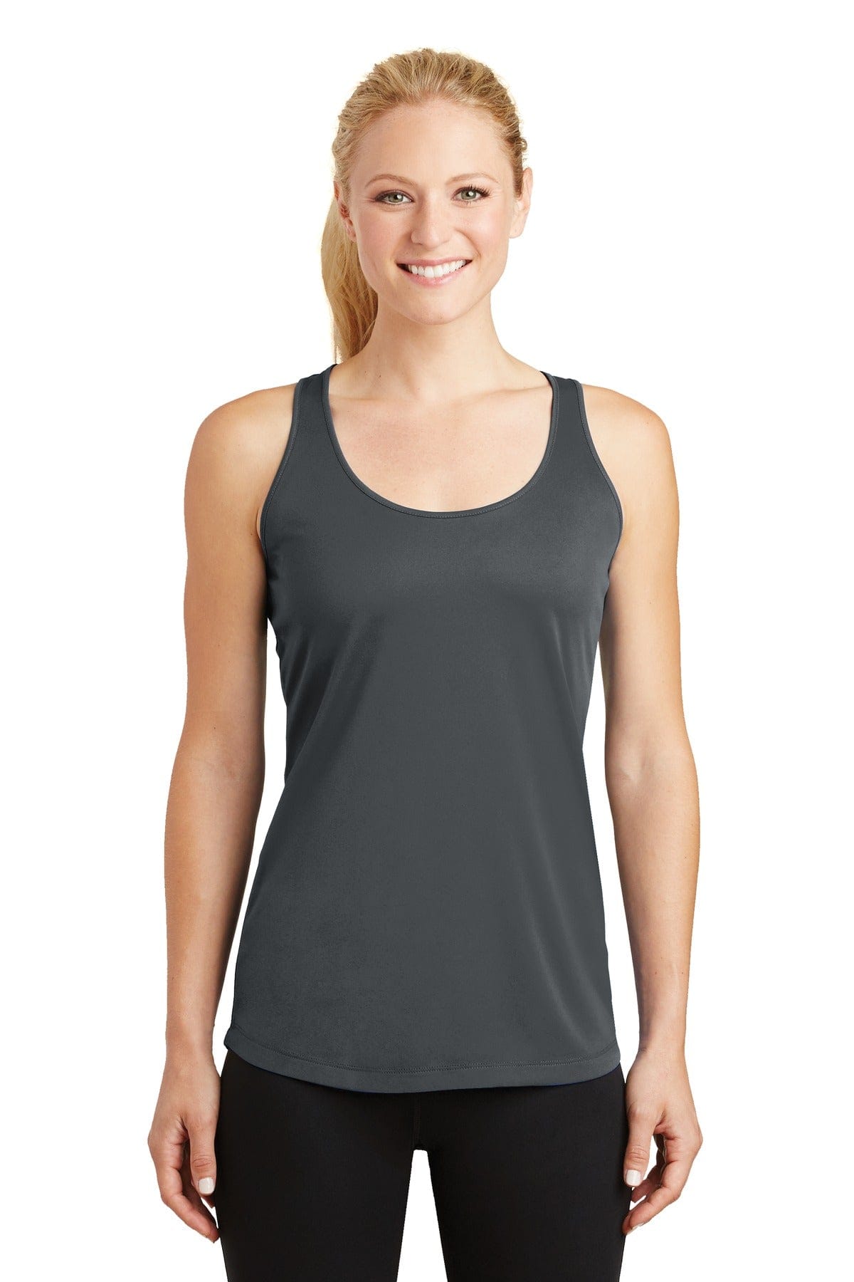 Sport-Tek Tank Tops XS / Iron Grey Sport-Tek LST356 Ladies PosiCharge Competitor Racerback Tank