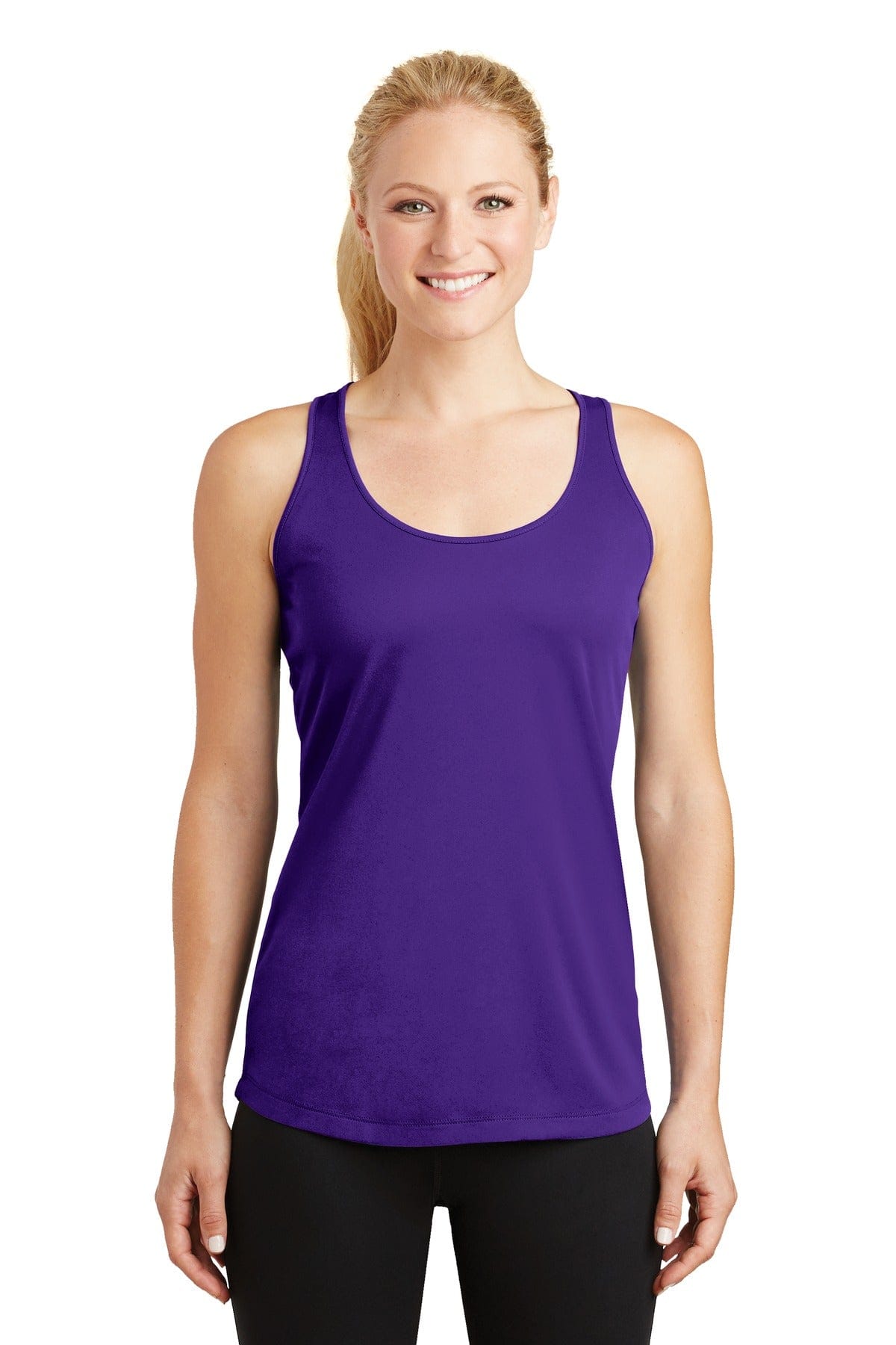 Sport-Tek LST356 Ladies Racerback Tank in Purple
