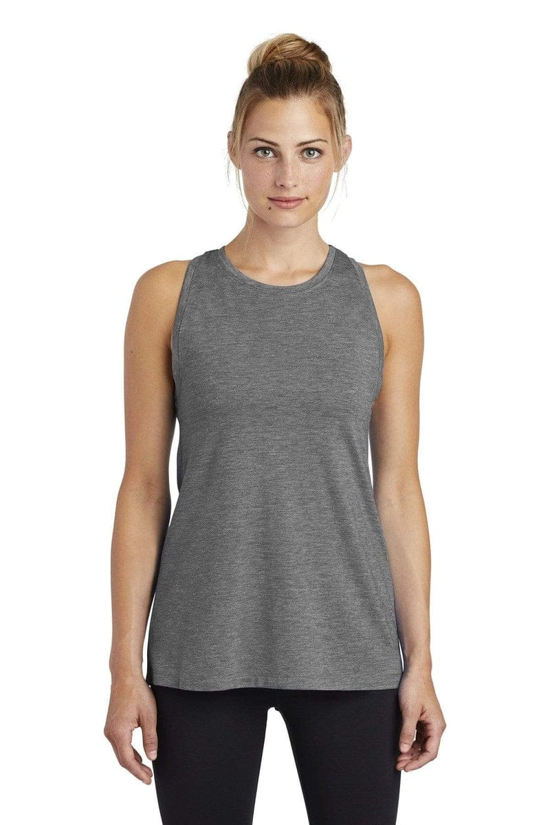Sport-Tek LST402 Ladies PosiCharge Tri-Blend Wicking Tank in 
