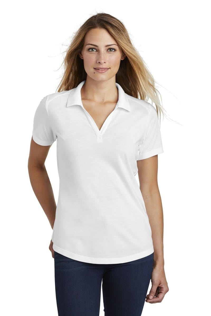 Sport-Tek LST405 Ladies PosiCharge Tri-Blend Wicking Polo in 