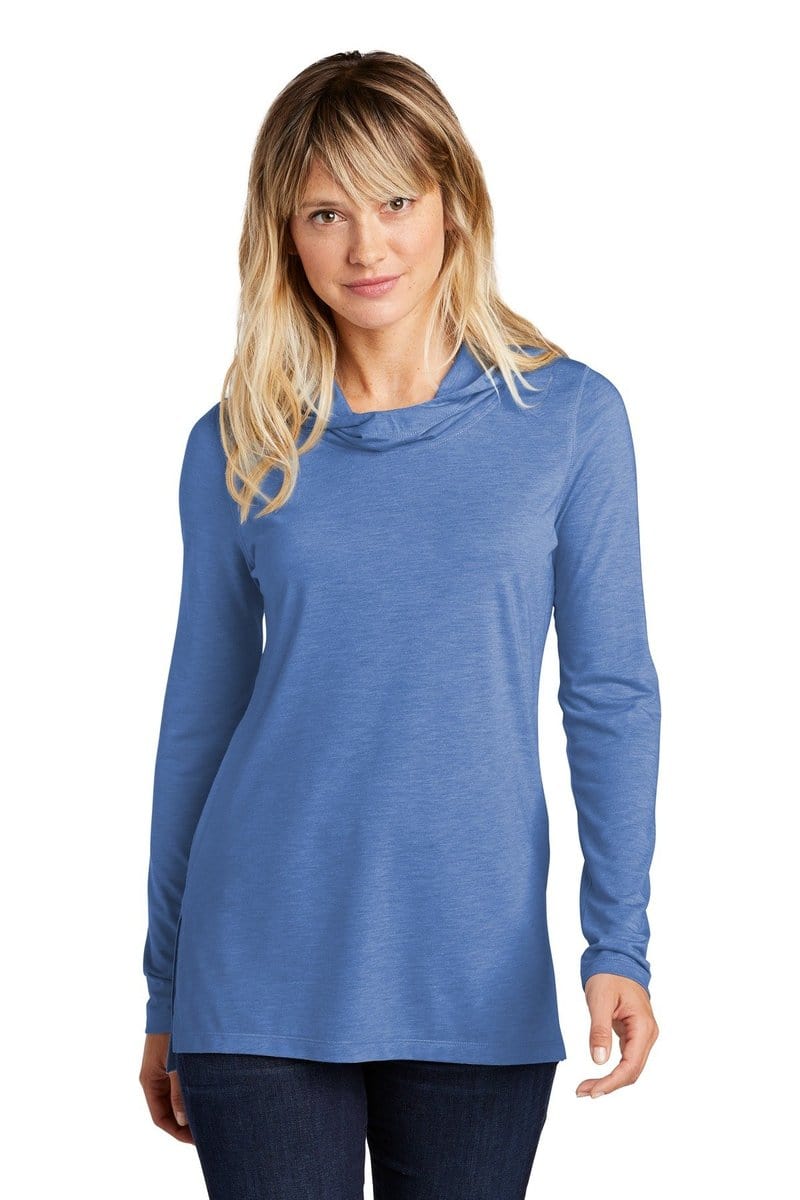 Sport-Tek LST406 Ladies PosiCharge Tri-Blend Wicking Long Sleeve Hoodie in 