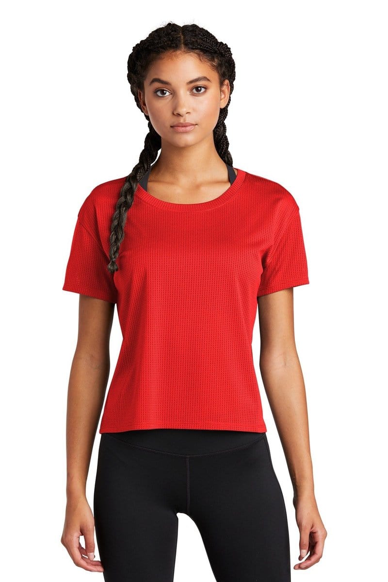 Sport-Tek LST411 Ladies Crop Tee in 