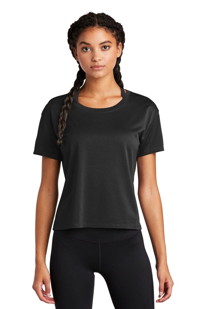 Sport-Tek LST411 Ladies Crop Tee in 