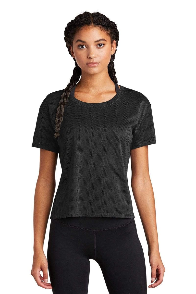 Sport-Tek LST411 Ladies Crop Tee in 