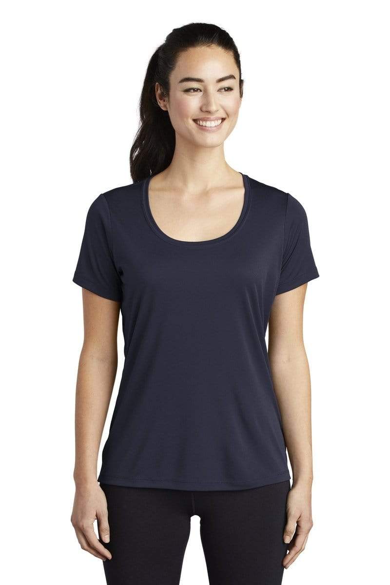 Sport-Tek LST420 Ladies Posi-UV Pro Scoop Neck Tee in 
