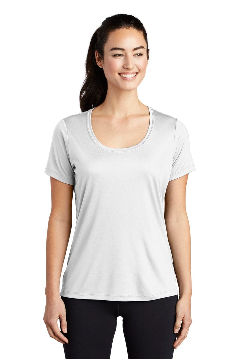 Sport-Tek LST420 Ladies Posi-UV Pro Scoop Neck Tee in 