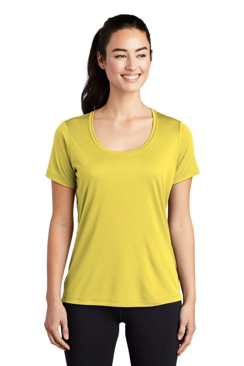 Sport-Tek LST420 Ladies Posi-UV Pro Scoop Neck Tee in 