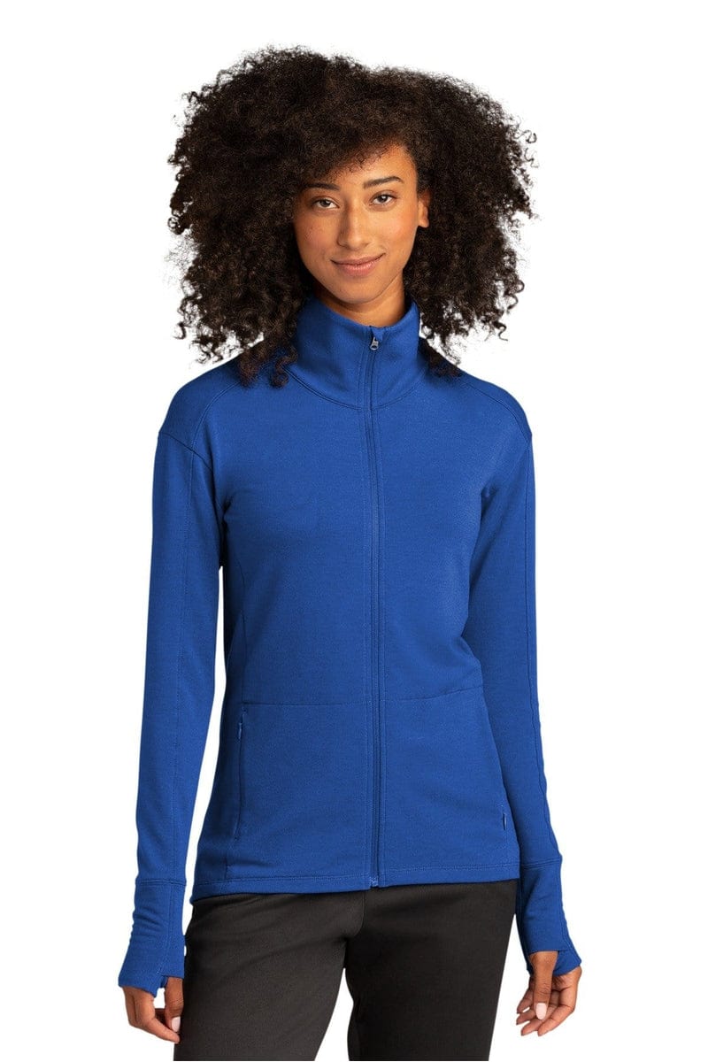 Sport-Tek LST560 Ladies Sport-Wick Flex Fleece Full-Zip in 