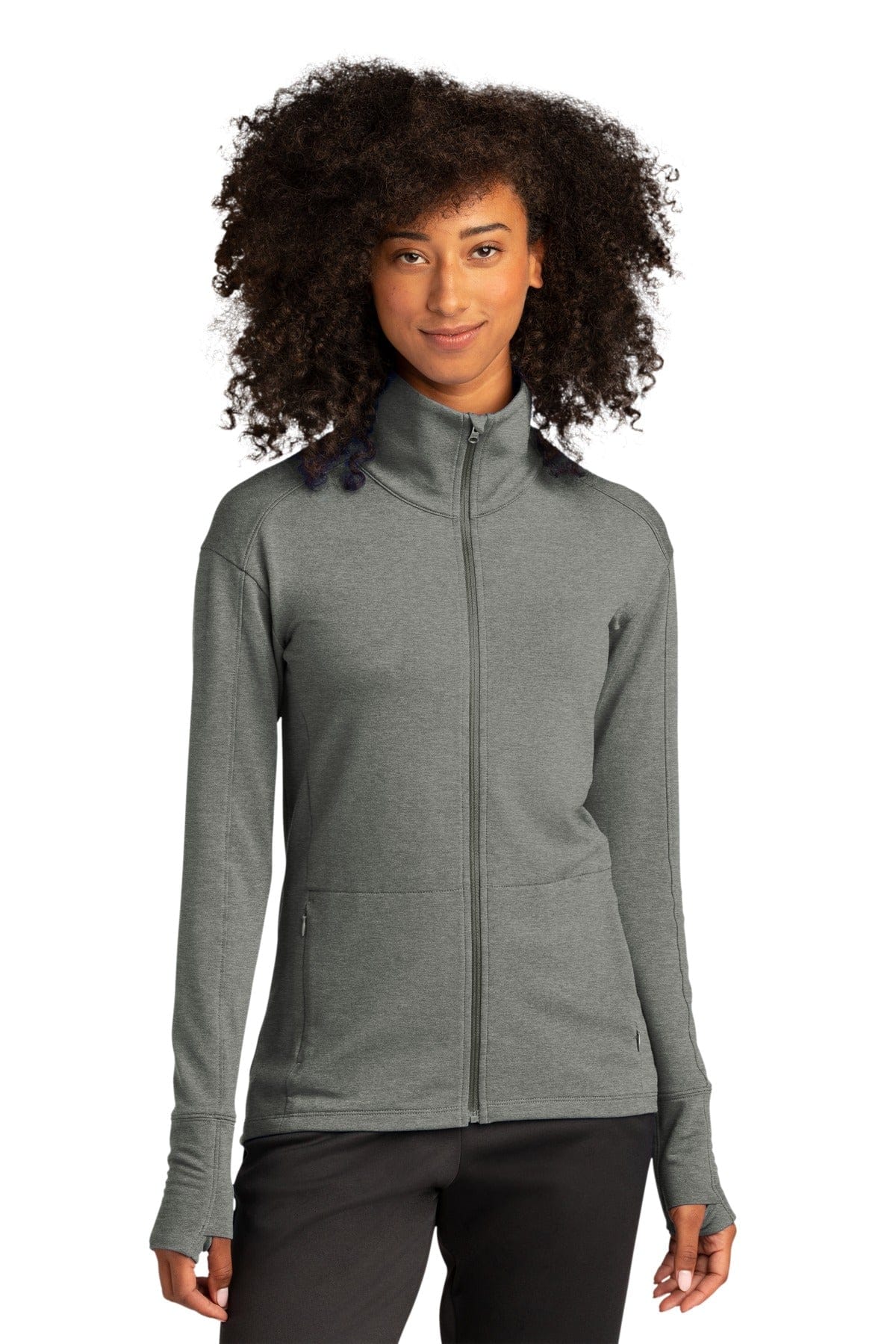 Sport-Tek LST560 Ladies Sport-Wick Flex Fleece Full-Zip in 