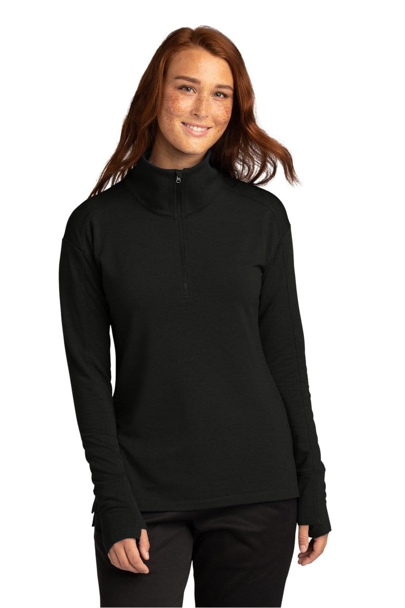 Sport-Tek LST561 Ladies Sport-Wick Flex Fleece 1/4-Zip in 