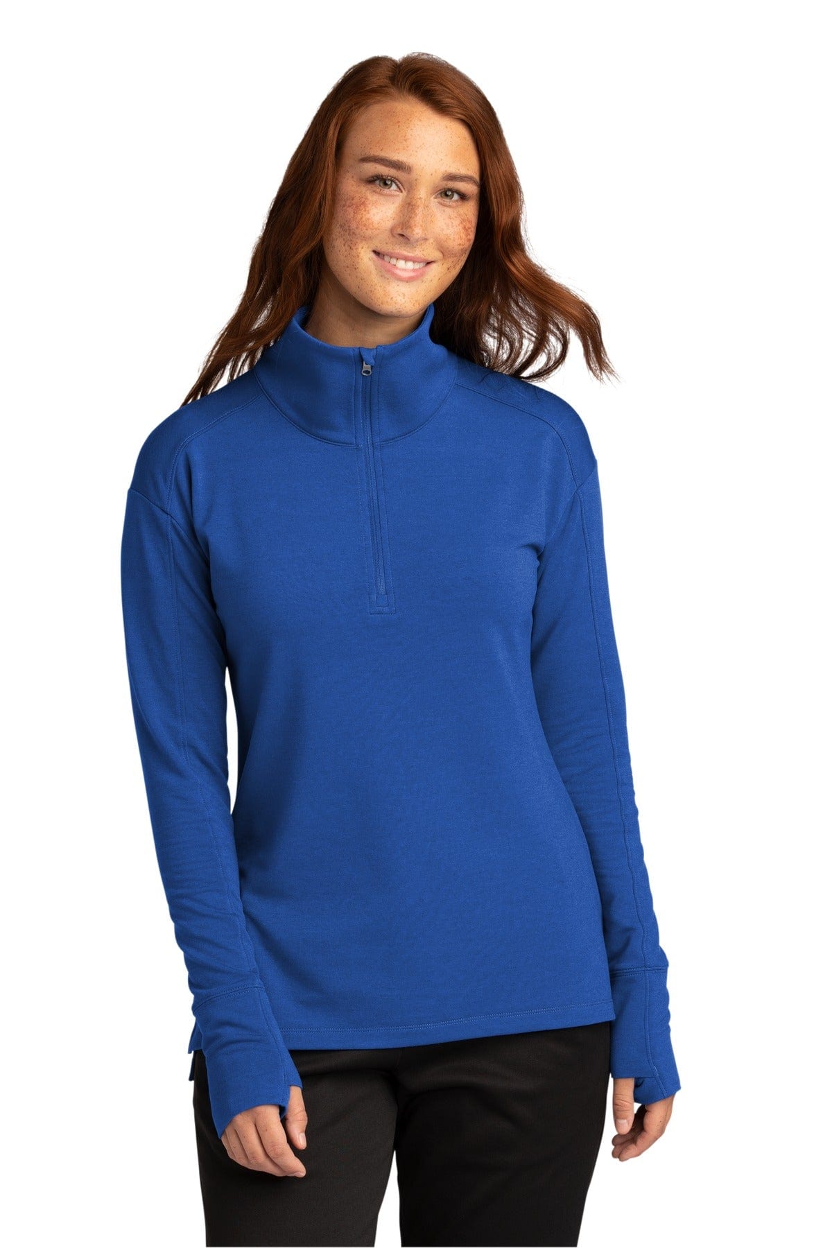 Sport-Tek LST561 Ladies Sport-Wick Flex Fleece 1/4-Zip in 