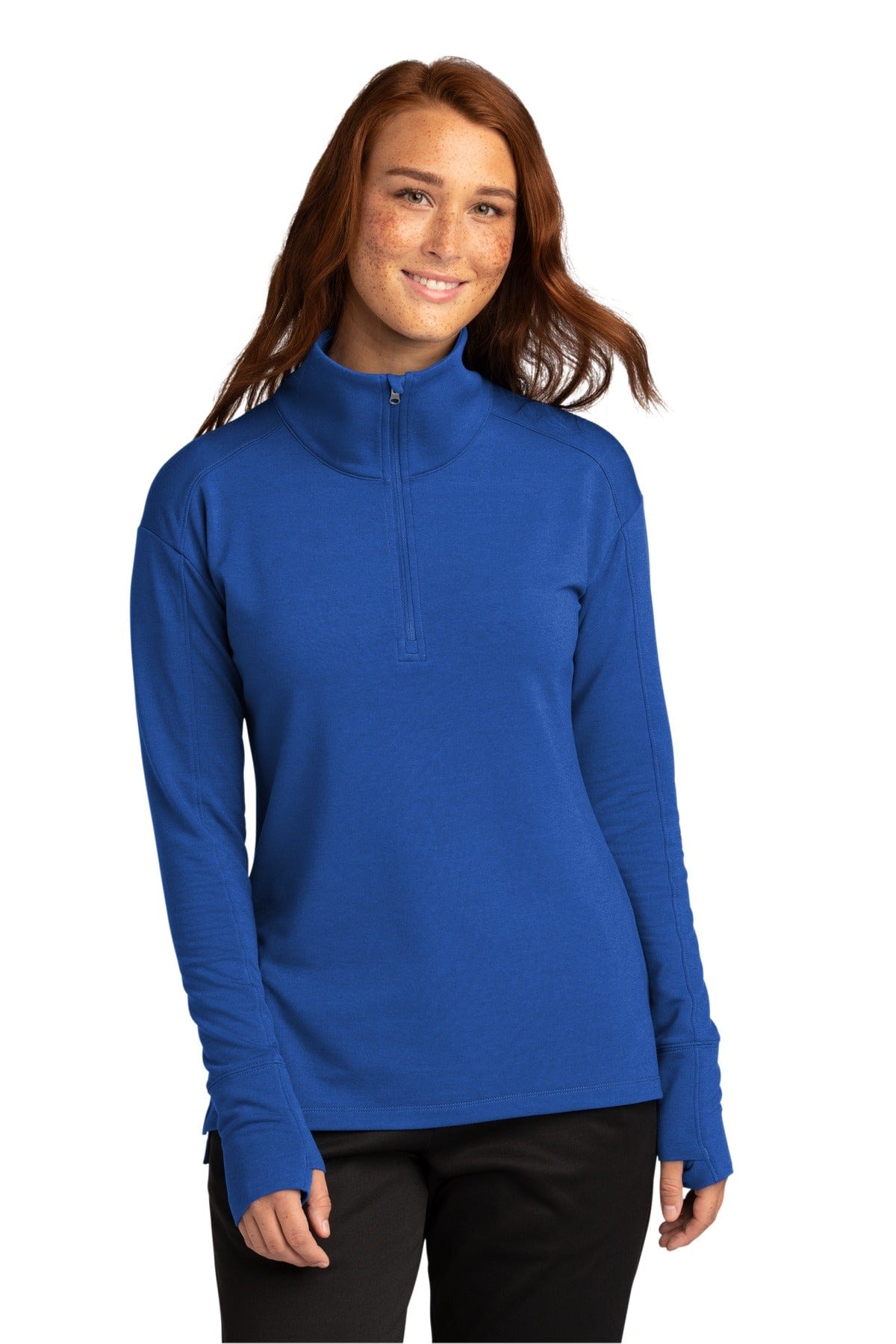 Sport-Tek LST561 Ladies Sport-Wick Flex Fleece 1/4-Zip in 