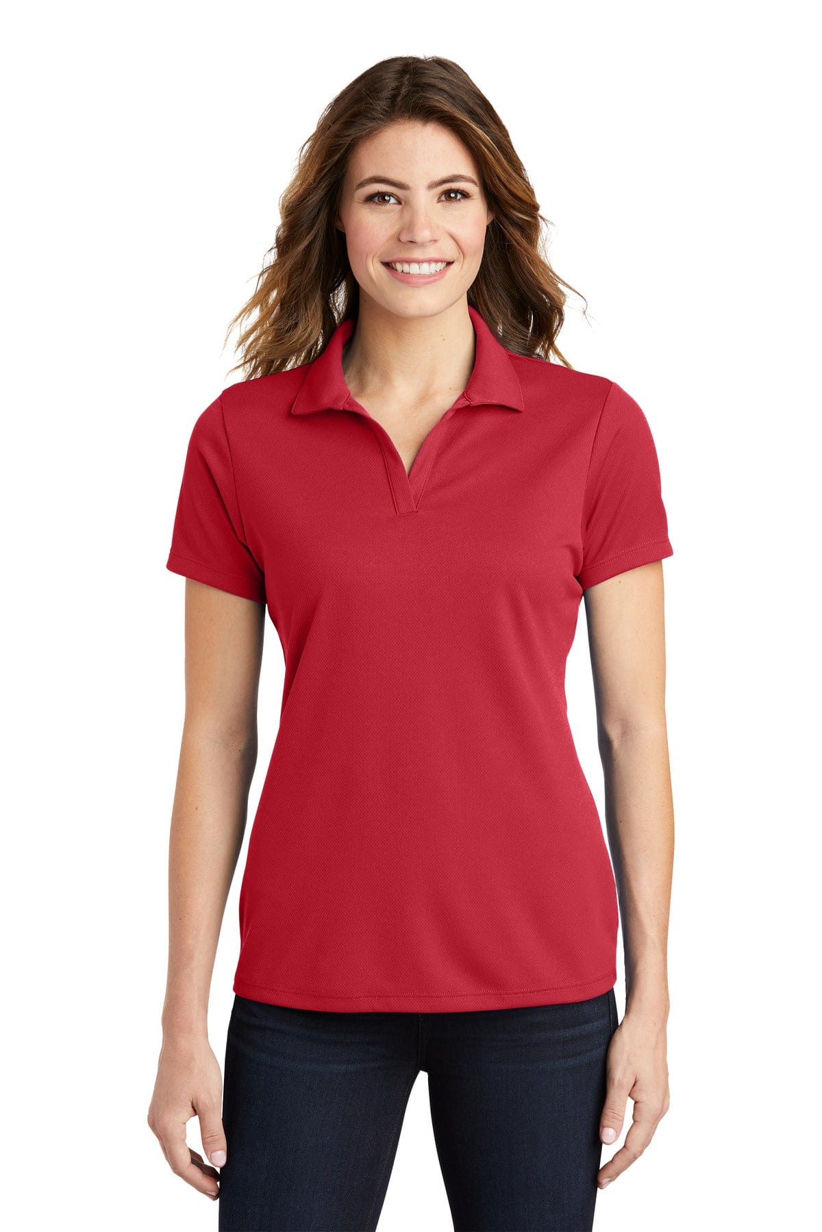 Sport-Tek Polos/Knits Sport-Tek LST640 Ladies PosiCharge RacerMesh Polo