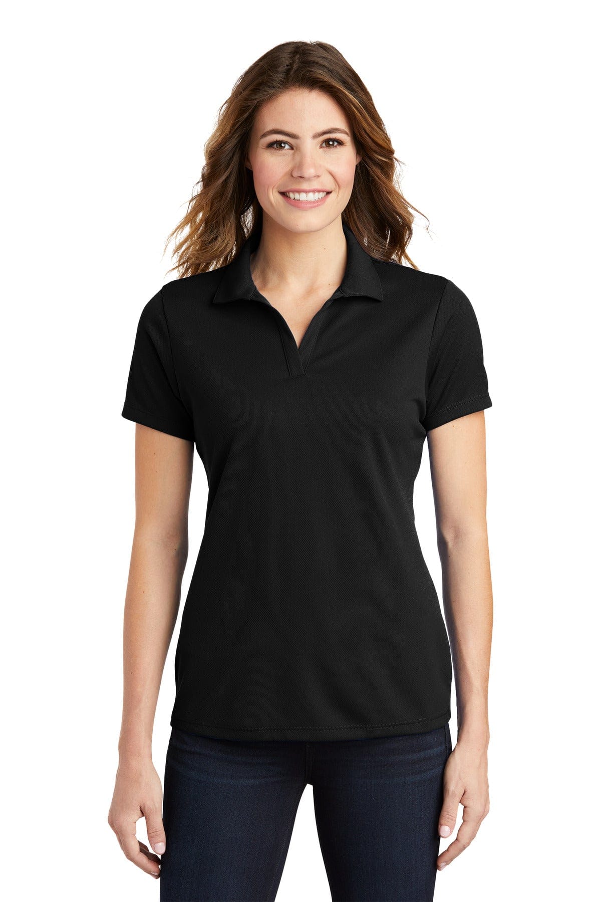 Sport-Tek Polos/Knits XS / Black Sport-Tek LST640 Ladies PosiCharge RacerMesh Polo
