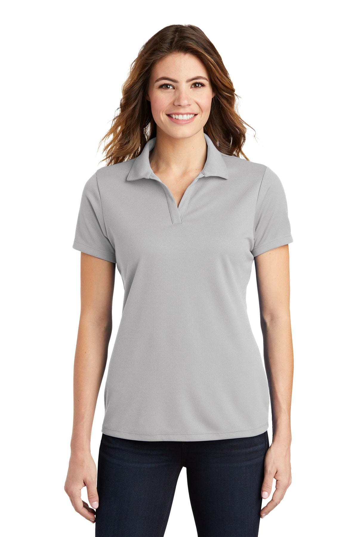 Sport-Tek Polos/Knits XS / Silver Sport-Tek LST640 Ladies PosiCharge RacerMesh Polo