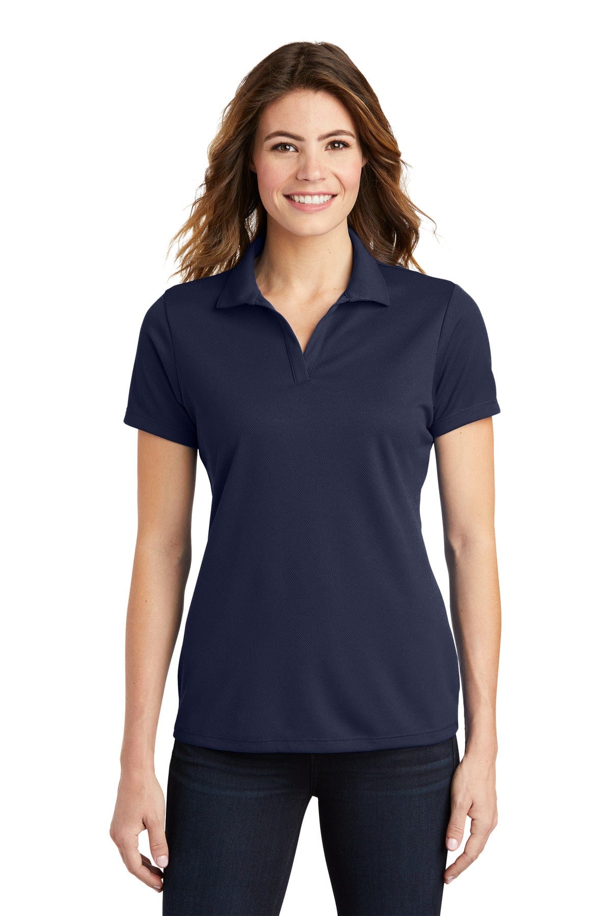 Sport-Tek Polos/Knits XS / True Navy Sport-Tek LST640 Ladies PosiCharge RacerMesh Polo