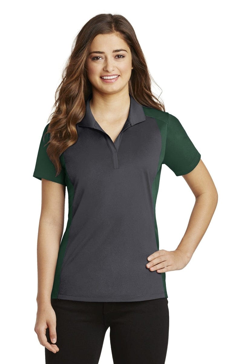 Sport-Tek LST652 Ladies Colorblock Micropique Sport-Wick Polo in 