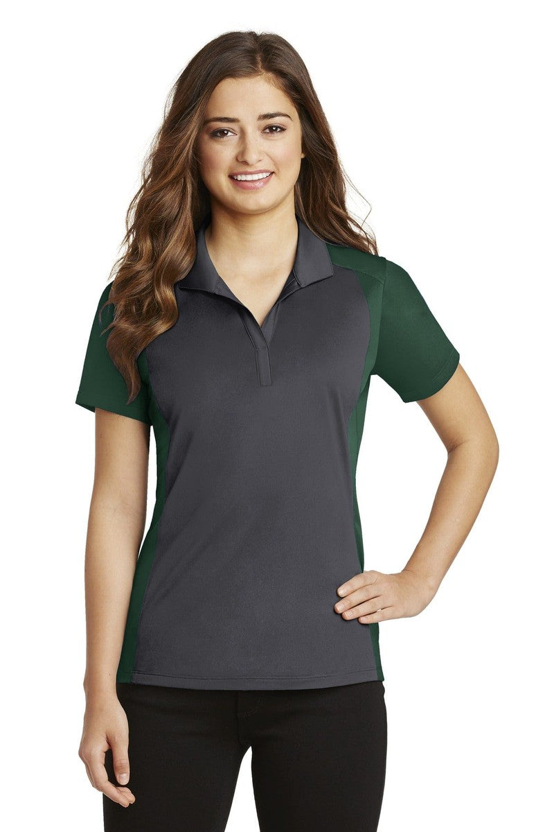 Sport-Tek LST652 Ladies Colorblock Micropique Sport-Wick Polo in 