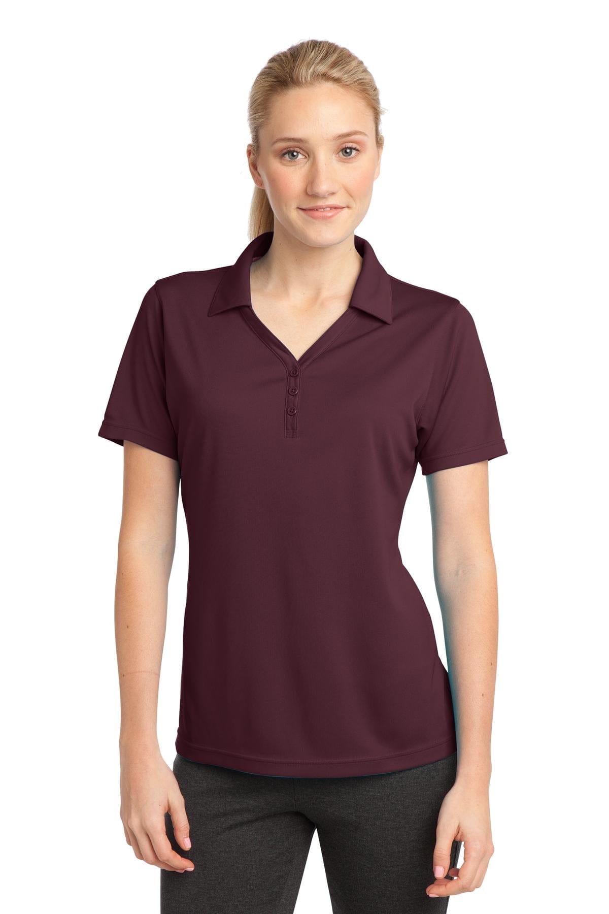 Sport-Tek Polos/Knits Sport-Tek LST680 Ladies PosiCharge Micro-Mesh Polo