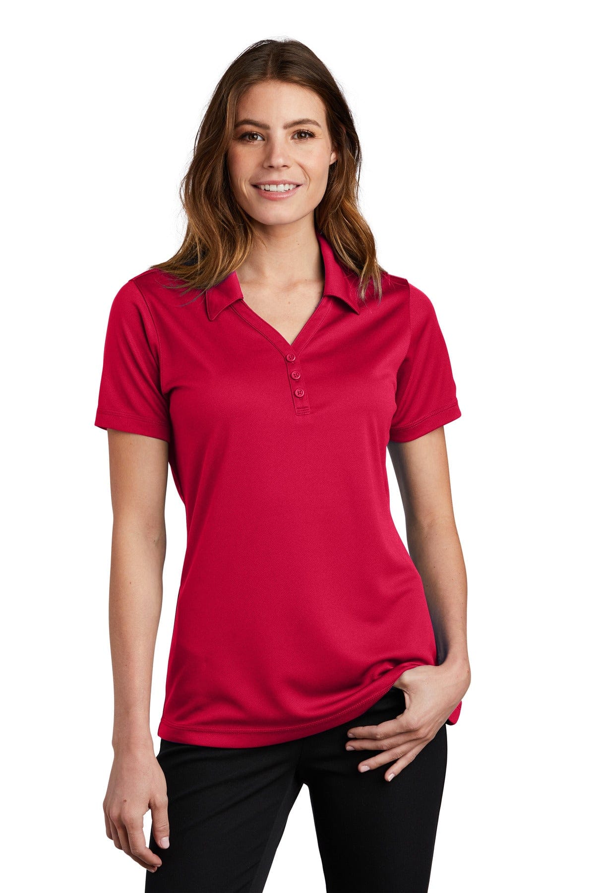 Sport-Tek Polos/Knits XS / True Red Sport-Tek LST680 Ladies PosiCharge Micro-Mesh Polo
