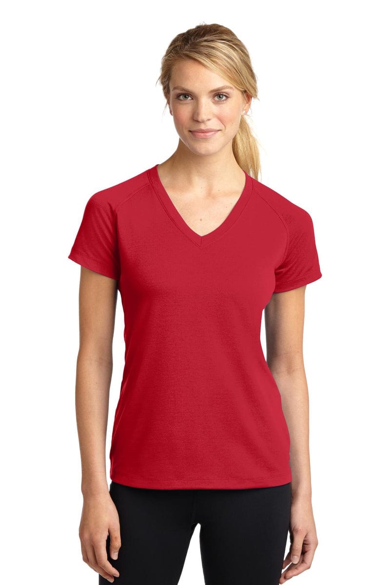 Sport-Tek LST700 Ladies Ultimate Performance V-Neck in 