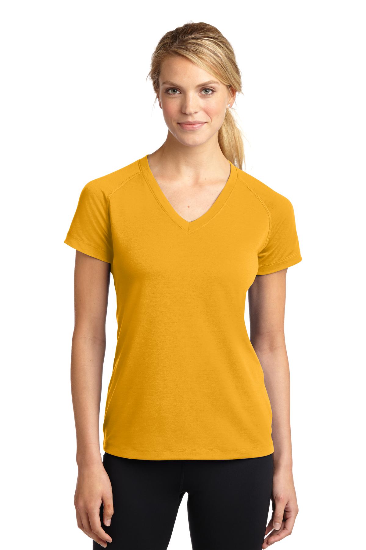 Sport-Tek T-Shirts XS / Gold Sport-Tek LST700 Ladies Ultimate Performance V-Neck